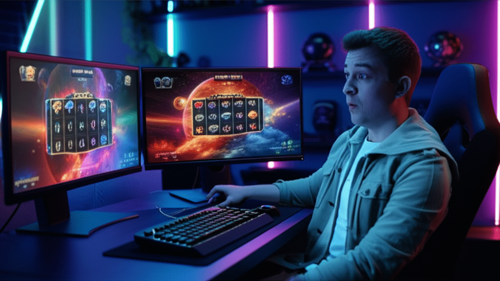 okcasino รีวิวสล็อตใหม่ JILI ธีมอวกาศ RTP สูง แตกง่ายจริงไหม? - review-jili-galaxy-gems-slot