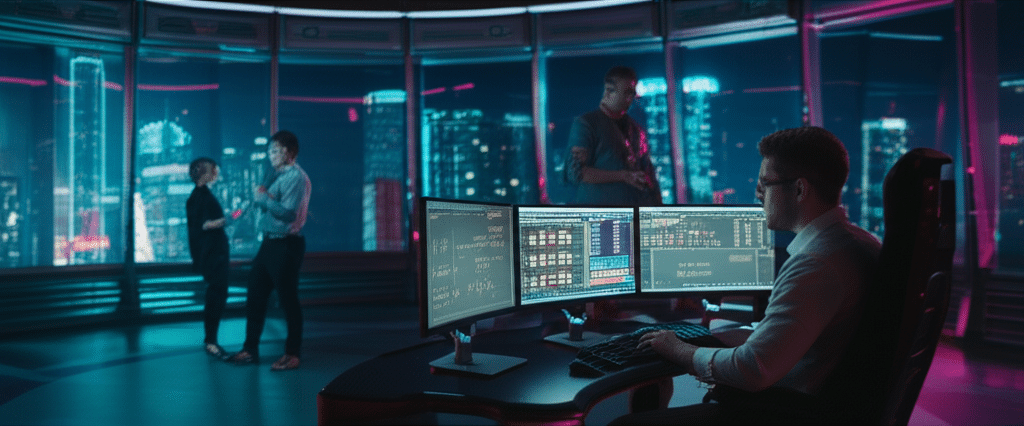 okcasino เจาะเทรนด์สล็อต Cyberpunk ทำไมค่ายใหญ่หันมาทำเกมแนวนี้ - cyberpunk-slot-trend-2026